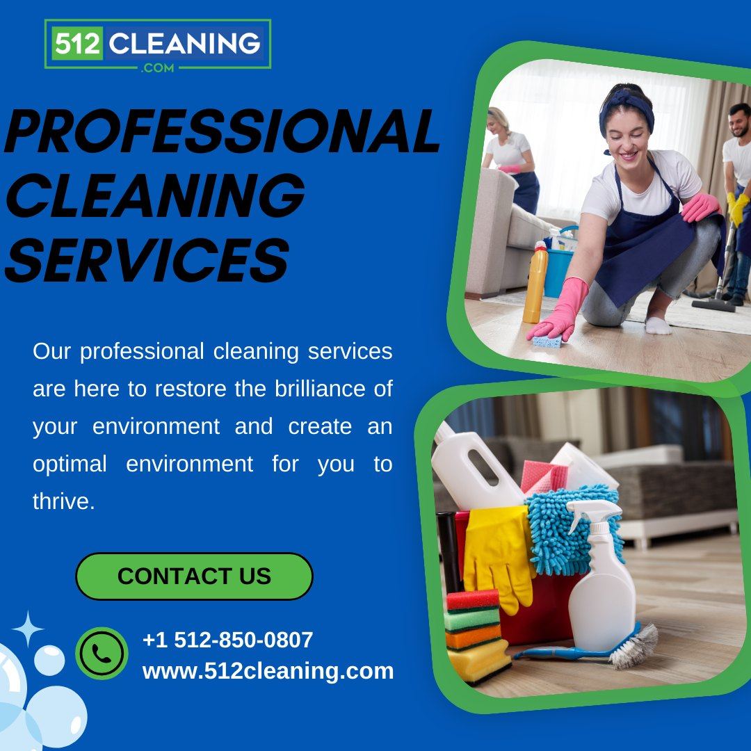 Experience Spotless Spaces with Professional Cleaning Services in Austin